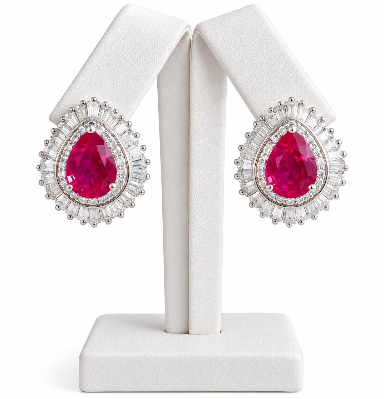 Aretes en plata italiana 925