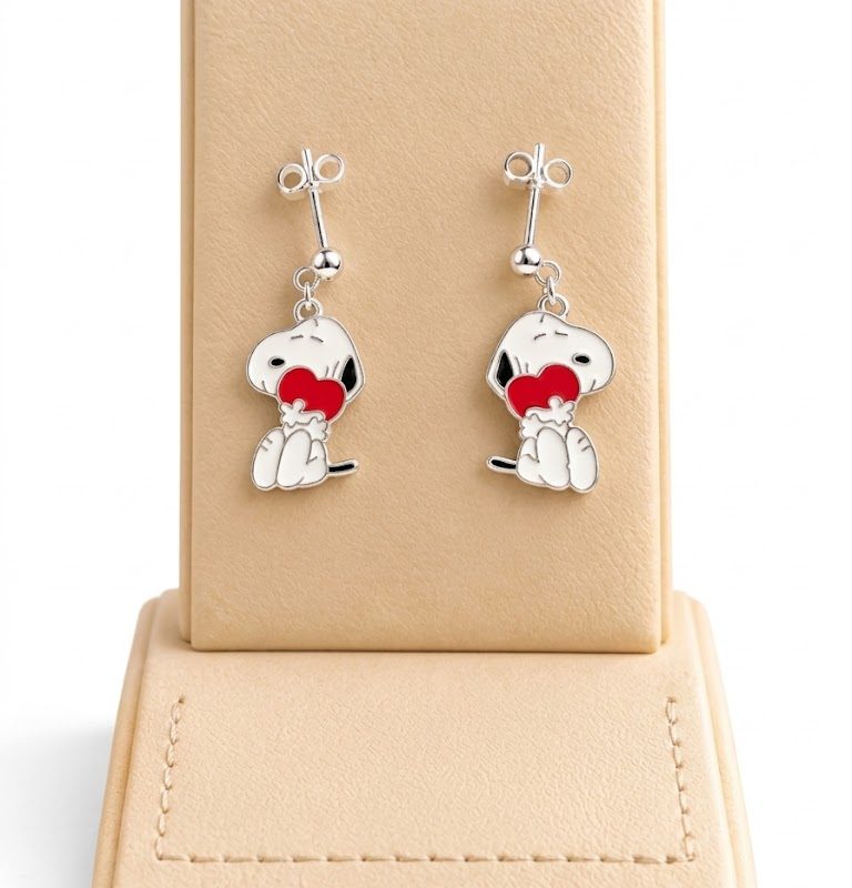 Aretes de Snoopy