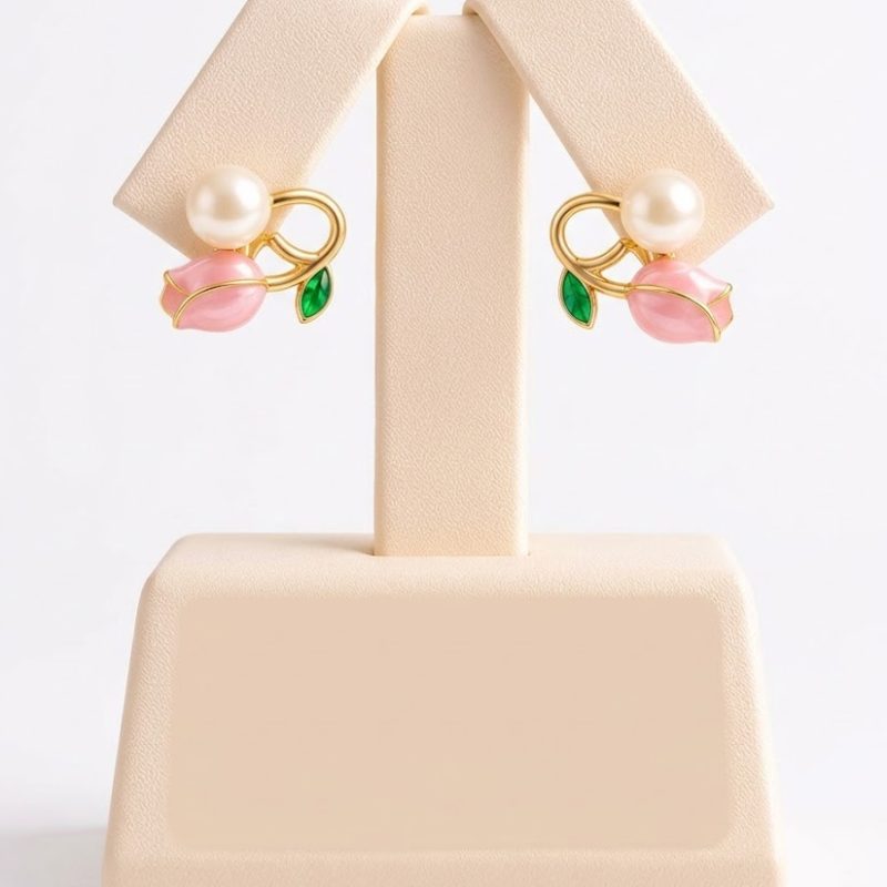 Aretes de tulipán
