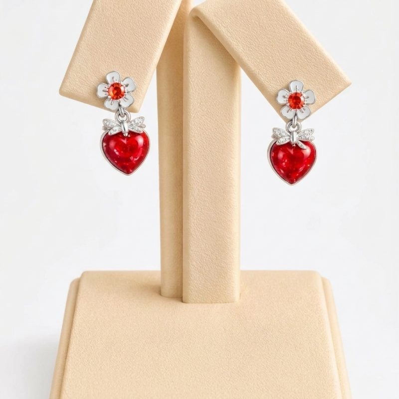 Aretes de corazón