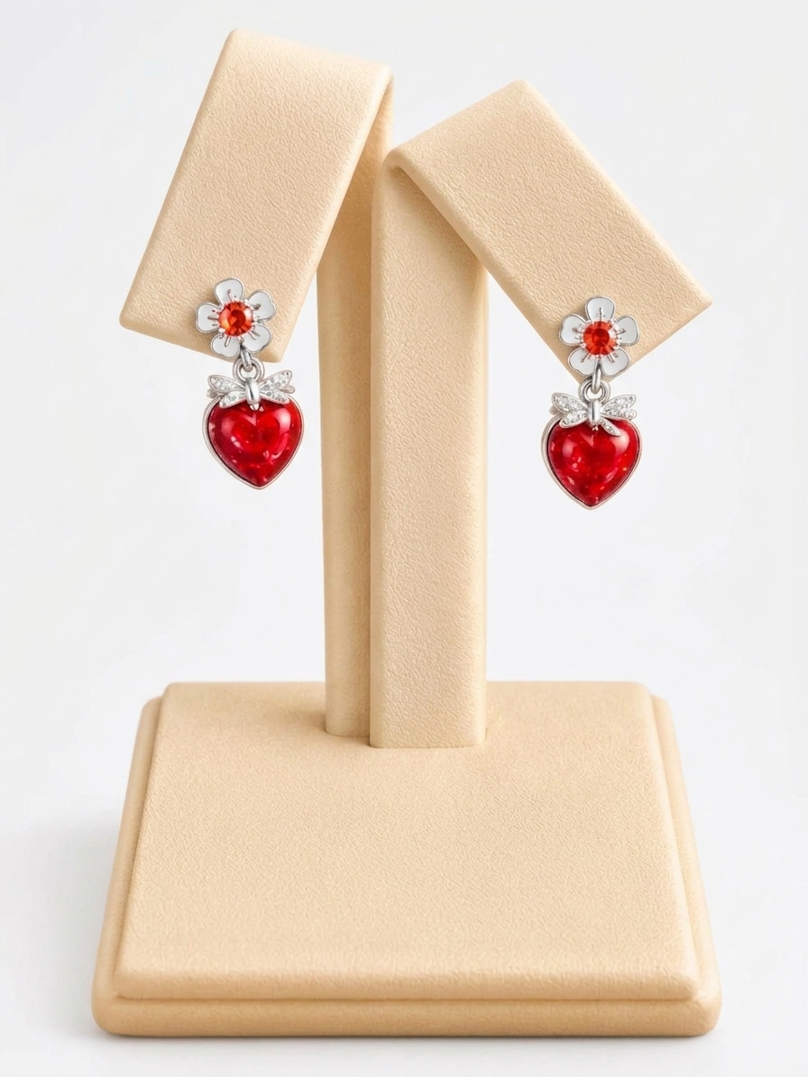 Aretes de corazón