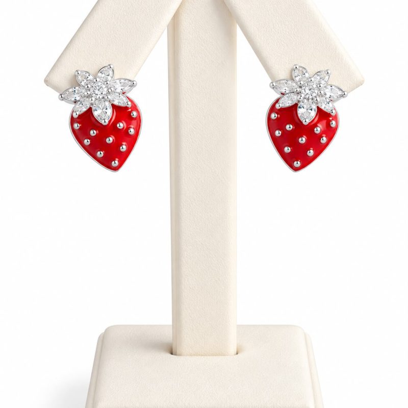 Aretes de fresa