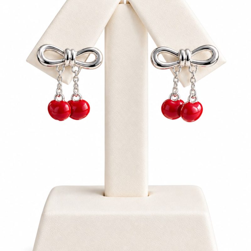 Aretes de Manzana y Moño